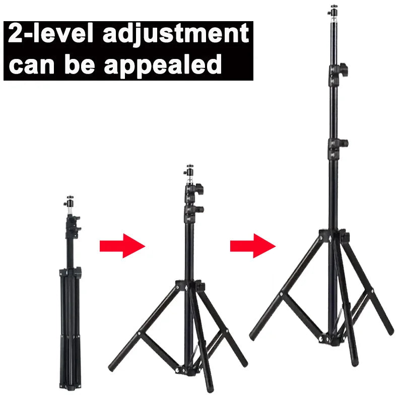 110/160/200Cm Universal Portable Bracket for HY300 Pro Projector Hy320Mini Projector for Phone Camera Tripod Stand Mount