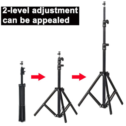 110/160/200Cm Universal Portable Bracket for HY300 Pro Projector Hy320Mini Projector for Phone Camera Tripod Stand Mount